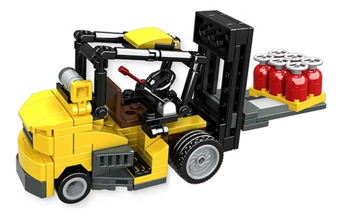 Empilhadeira 220 Pcs Cidade Em Obras Xalingo Compatível Lego