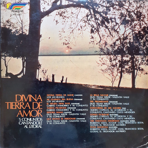 Vinilo Divina Tierra De Amor (varios Interpretes)