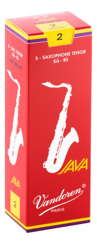 Cajas De Cañas Saxo Tenor Java Red Nº2.0 Sr272r Vandoren