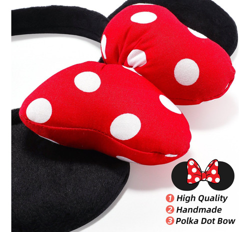 Diadema Odocare Con Orejas De Ratón Hecha A Mano Para Mujere