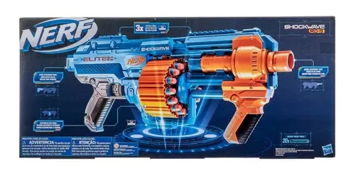 Lançador Nerf Elite Shockwave 2.0 - Hasbro E9531