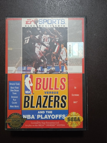 Bulls Versus Blazers - Sega Genesis