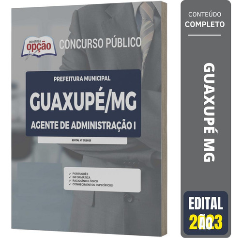 Apostila Prefeitura Guaxupé Mg - Agente De Administração 1