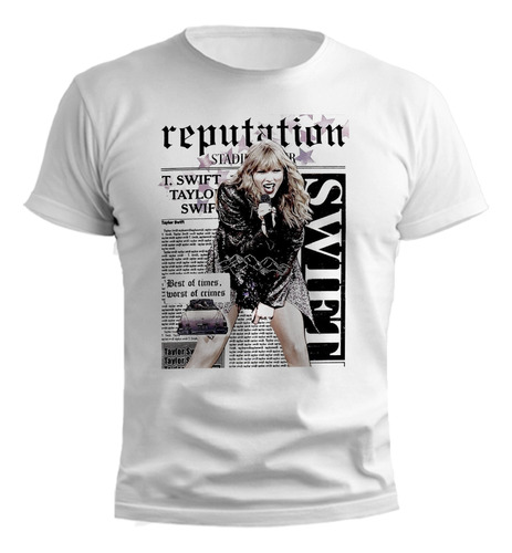 Remera Taylor Swift Reputation Diseño