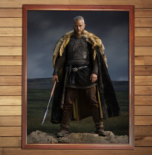 Cuadro Decorativo Vikings Poster Ragnar Vikingos