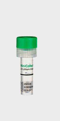 Microtubo De 1ml Grainer Con Heparina De Litio Litio