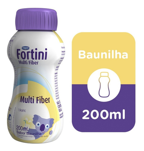 Fortini Mf Suplemento Infantil Baunilha Garrafinha 200ml