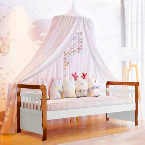 Cama Infantil Cuja Julia Blanco Y Blanco Caramelo - Kidscool