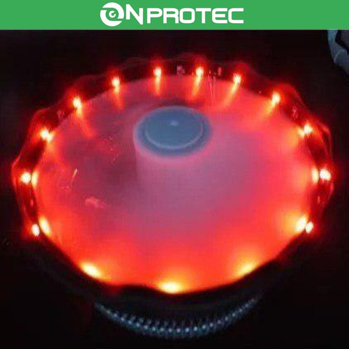 Fan Cooler Ventilador Cpu Procesador Gaming Led Rojo 3 Pin