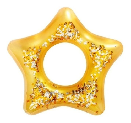 Imagen 1 de 6 de Salvavidas Inflable Glitter Estrella Corazon Bestway 36141