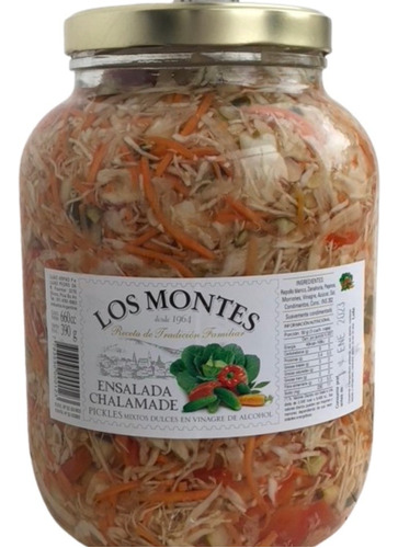 Ensalada Chalamade X3000cc (pickles Mixtos) - Los Montes