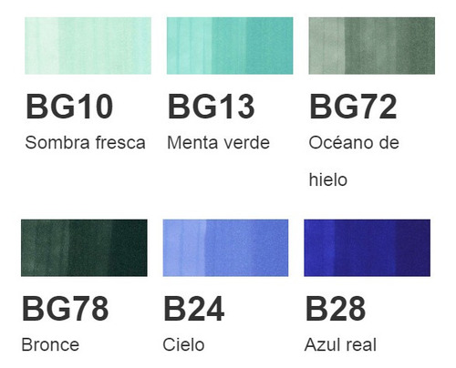 Sketch Set De 6 Colores Sea And Sky
