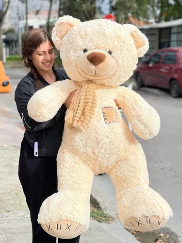 Oso de peluche grande 1,10m. - Peluches en Bogotá y Colombia