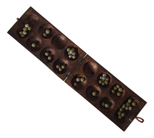 Africa Heartwood Project African Oware (mancala) Seed Board.