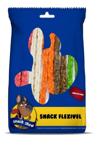 Osso Cães Snack Show Palito Flex Estrela Misto C/10 Unidades
