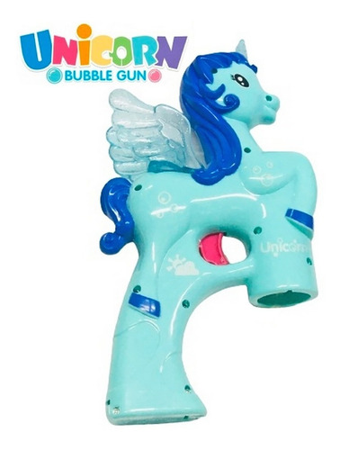 Imagen 3 de 9 de Burbujero Automatico Unicornio Luz Musica Nvo 0378 Bigshop