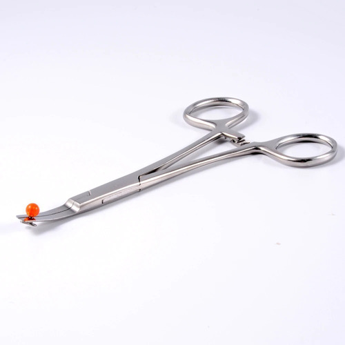 Pinza Piercing Acero Inoxidable Dermal Slim 1h