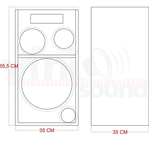 Caixa Residencial Bluetooth Room Pioneer Ts-w3090 Completa