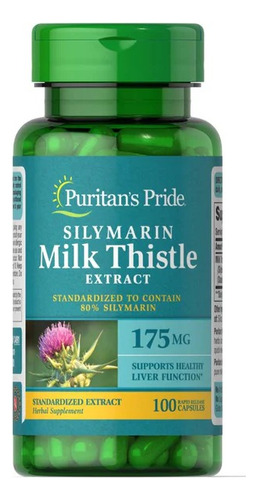 Puritan´s Pride Extracto De Milk Thistle Sily Marin 175 Mg