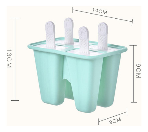 3 Molde Para Hacer Paletas De Hielo De Silicona Moldes 4