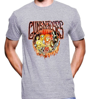 Camiseta Premium Dtg Rock Estampada Guns And Roses 09 Camiseta Premium Dtg Rock Estampada Guns And Roses 09