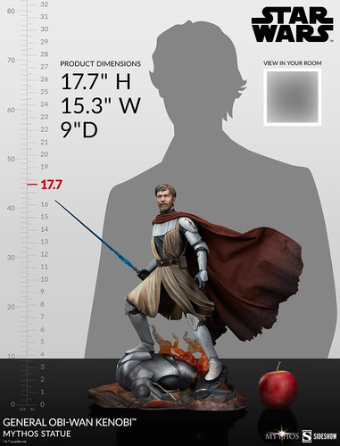 General Obi-wan Kenobi Mythos Statue Sideshow Collectibles