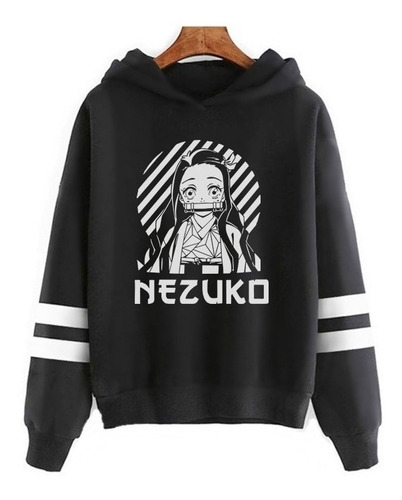 Imagen 1 de 1 de Nezuko Japanese Buzo Canguro Unisex Demon Slayer Kimetsu
