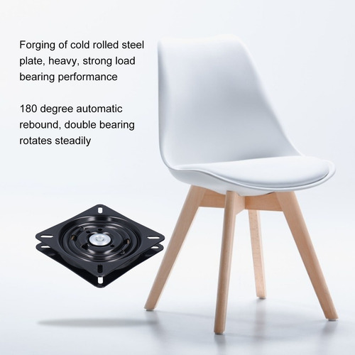 Plato Giratorio Para Silla, Base De 7 Pulgadas, Taburete De