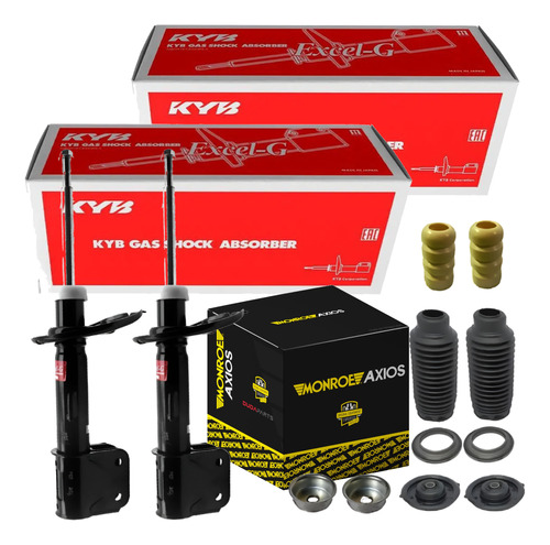 Par Amortecedor Dianteiro Kit C4 Pallas Vtr 307 Kyb Axios