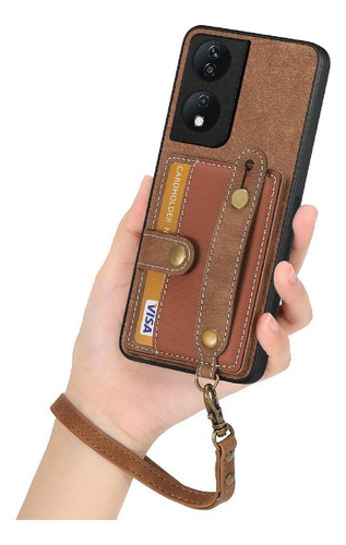Funda For Honor X7b A Prueba De Golpes Cartera Correa