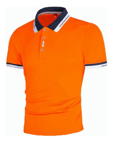 Nueva Camiseta Polo De Hombre Casual Deportes Calidad Moda