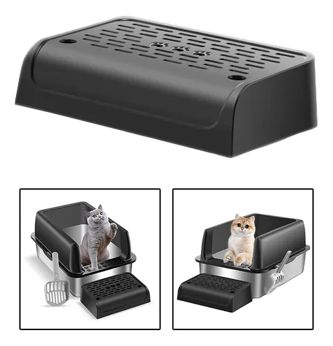 Cat Litter Box Footboard Cat Litter Trapper Cat Pedal Black