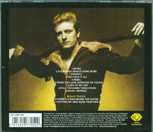 John Miles Cd Rebel Ed 2008 (2 Bonus) Europeo Cerrado Oca