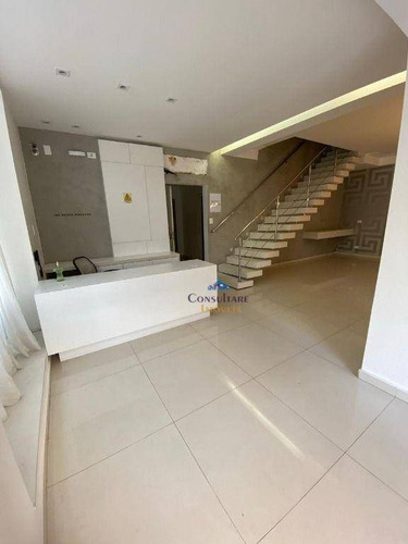 Imagem 11 de 28 de Casa Com 12 Dormitórios Para Alugar, 400 M² Por R$ 18.000,00/mês - Gonzaga - Santos/sp - Ca1337