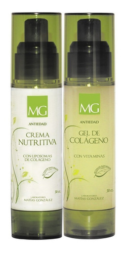 Gel De Colágeno + Crema Nutritiva Anti Edad Matías González