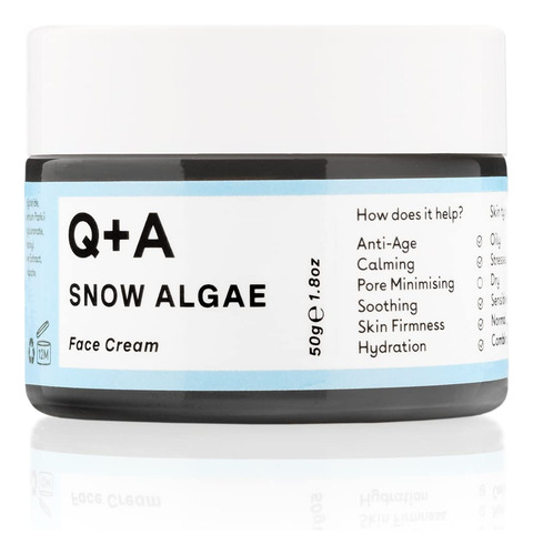 Crema Facial Q+a Snow Algae Intensive 50 Ml