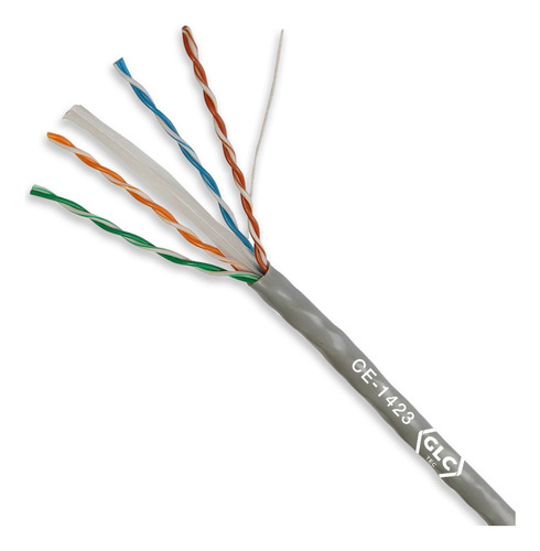 Cable Utp Cat6 Interior  Gris 10 Metros Glc