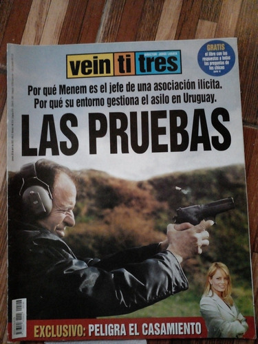 Revista Veintitres Menem Alfredo Casero 26/04 2001