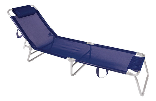 Reposera Playa Pileta Cama Reclinable Aluminio Ct