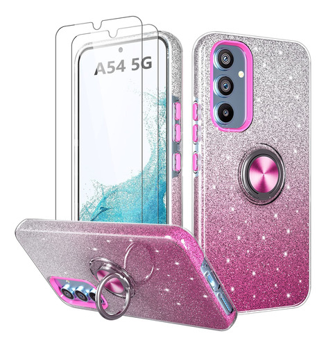 Kswous Funda Para Galaxy A54 5g Con Protector De Pantalla [