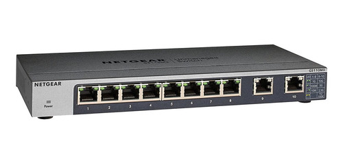 Switch Conmutador Gs110mx 10 Gigabit/multi 8 Con 2 Puertos