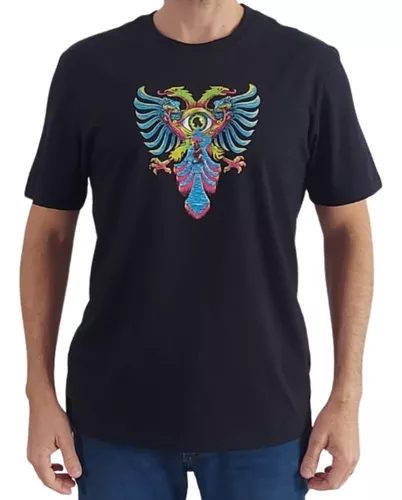Camiseta Cavalera Águia Psicodelia Masculina