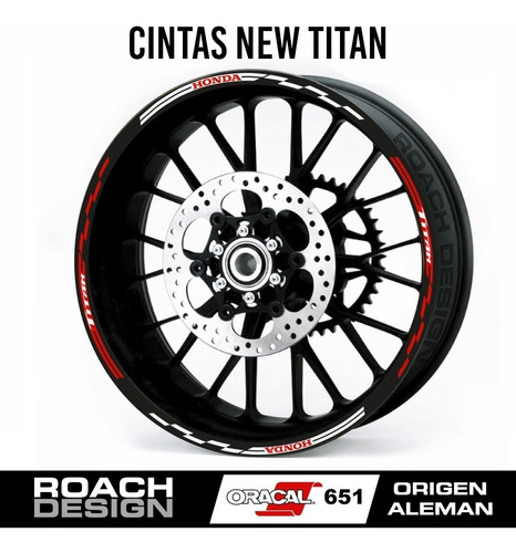 Cintas Para Llantas New Titan Honda 150 Race