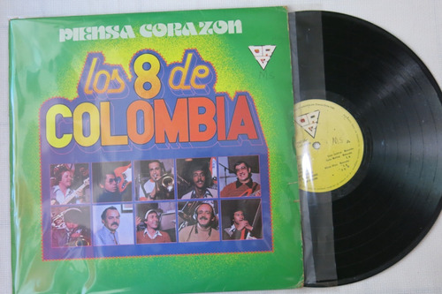 Vinyl Vinilo Lp Acetato Los 8 De Colombia Piensa Corazon