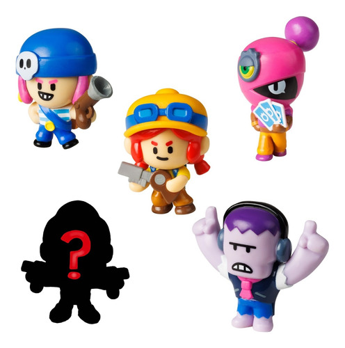 Brawl Stars - Pack X5 Figuras En Blister Frank - Brw2040