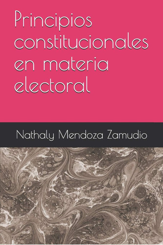 Libro: Principios Constitucionales En Materia Electoral (spa