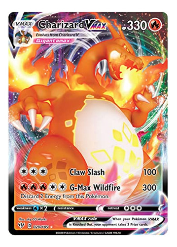 Charizard Vmax - 020/189 - Ultra Raro