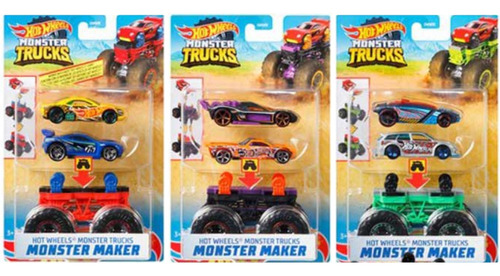 Auto Hot Wheels Monster Trucks Pack X2 Mattel Ww13