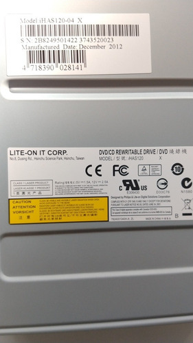 Gravadora Lite On, Ihas 120 X
