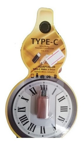Adaptador Conector Usb Tipo-c Con Salida Jack 3.5mm Audio